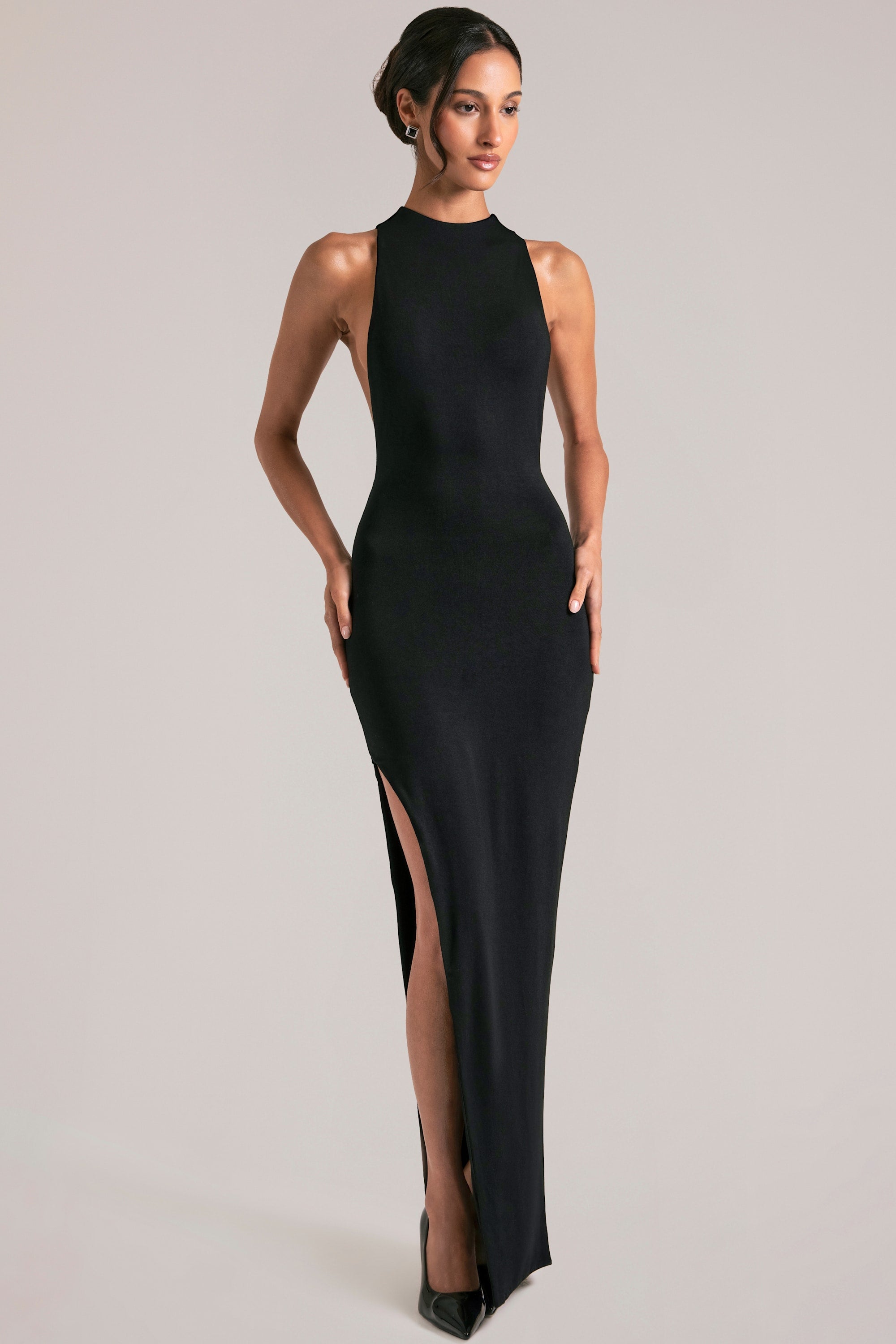 Sleeveless Maxi Dress in Black